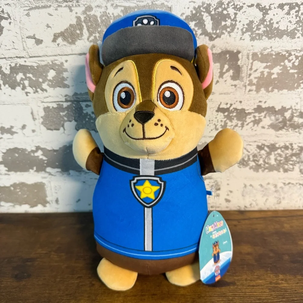 NEW – Hugmees Squishmallows Paw Patrol Chase Plush